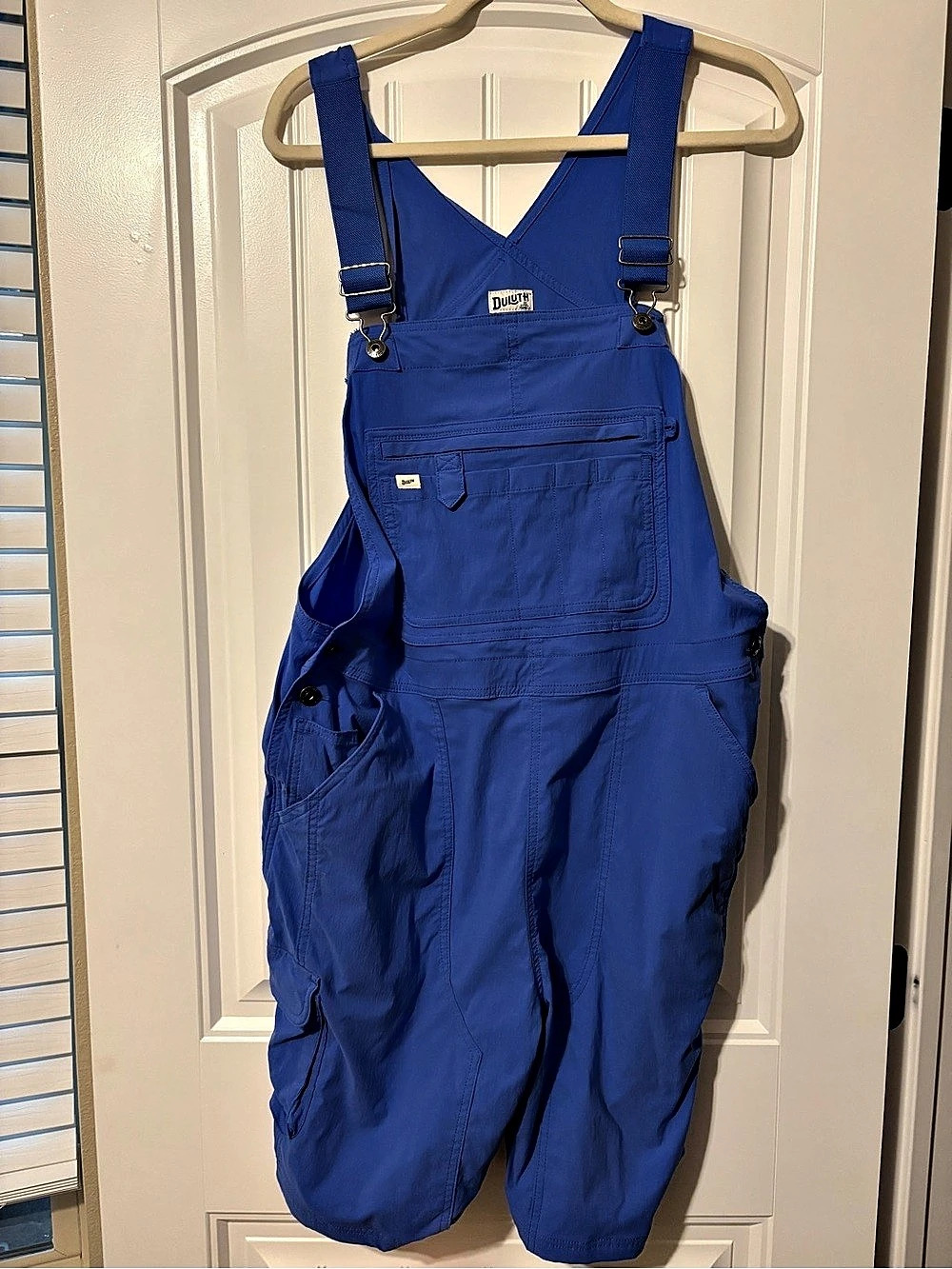 Duluth Blue Bib Overalls Size XL Like New